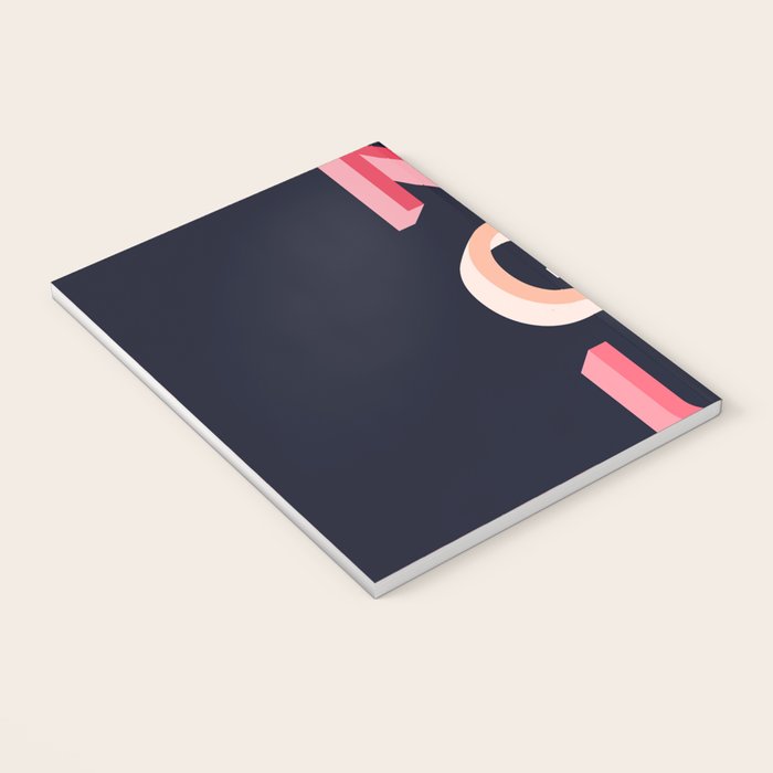 Never give up - pink Notebook Gallery Image 3