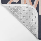 Never give up - pink Bath Mat Gallery Image 2