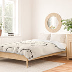 A monochrome love story Duvet Cover Gallery Image 2