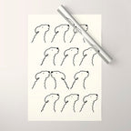 A monochrome love story Wrapping Paper Gallery Image 1