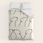 A monochrome love story Comforter Gallery Image 6