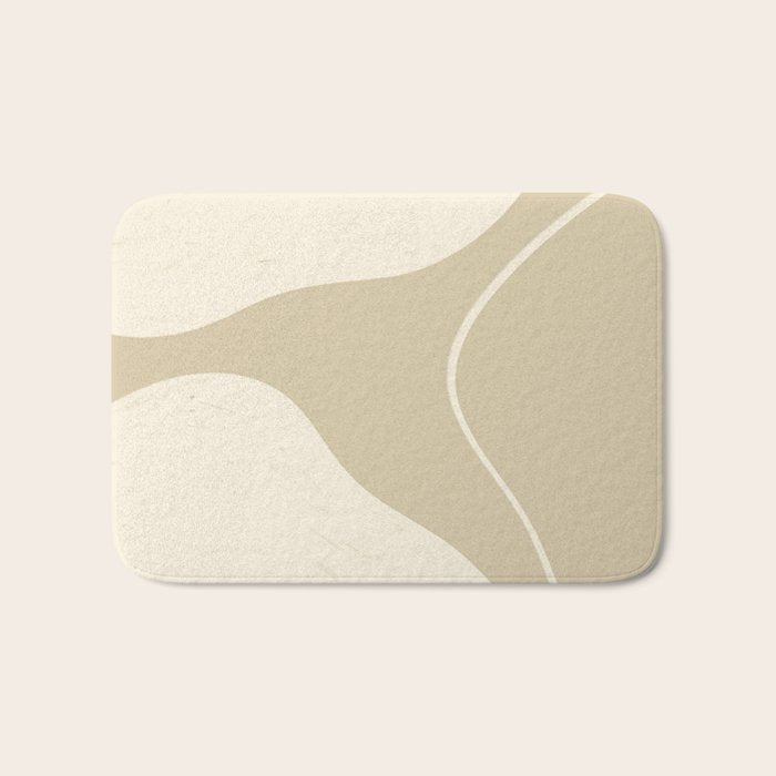 Neutral Shapes #1 Bath Mat Gallery Image 1