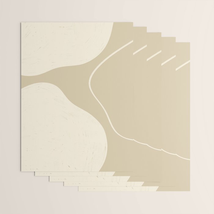 Neutral Shapes #1 Wrapping Paper Gallery Image 3