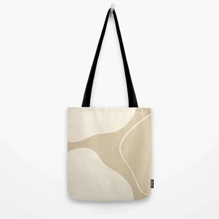 Neutral Shapes #1 Tote Bag Gallery Image 2