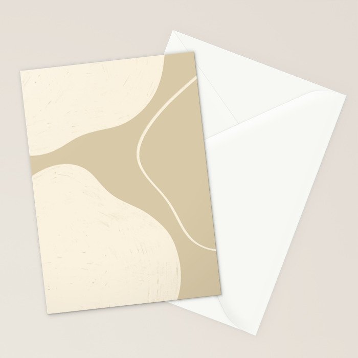Neutral Shapes #1 Stationery Card Gallery Image 2