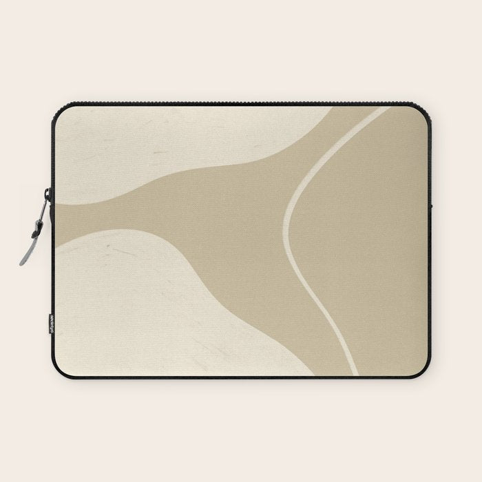 Neutral Shapes #1 Laptop Sleeve Gallery Image 1