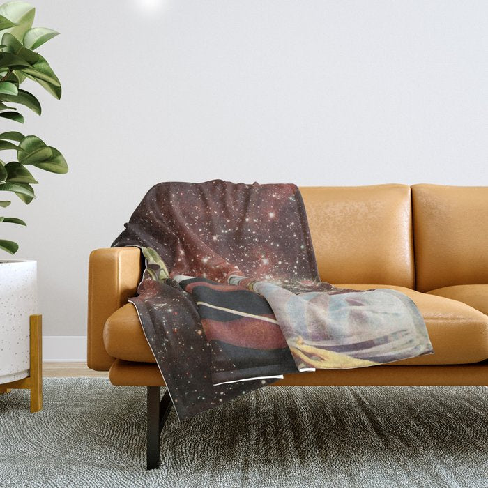 Star-dust - Vacuum cleaner Throw Blanket Gallery Image 1