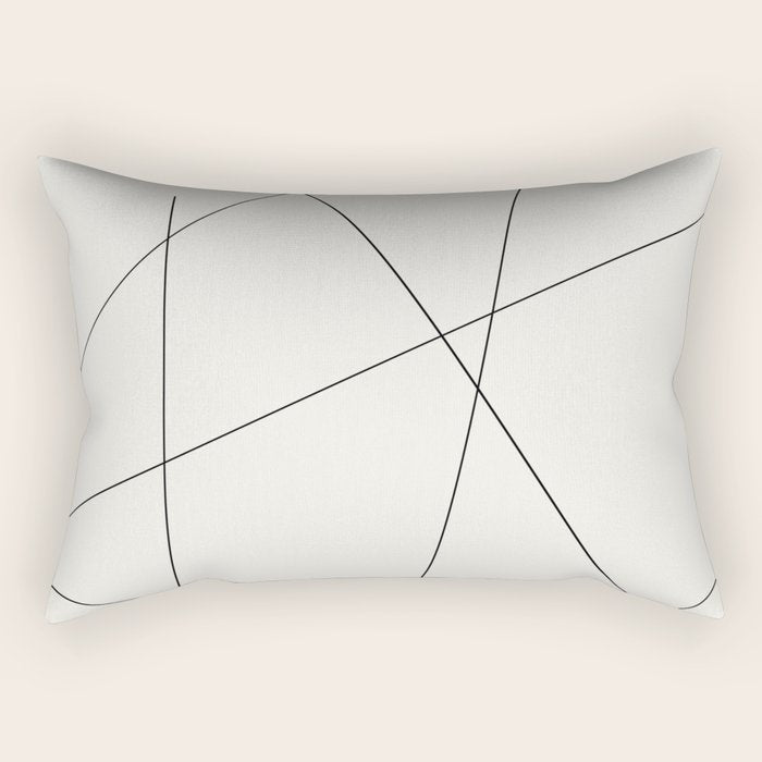 Minimal Geometric Art 06 Rectangular Pillow Gallery Image 2