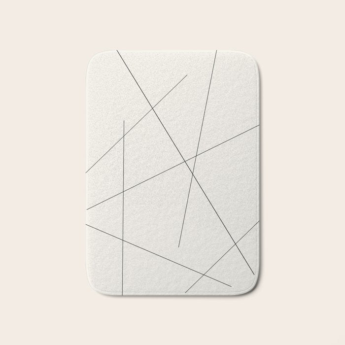 Minimal Geometric Art 06 Bath Mat Gallery Image 1