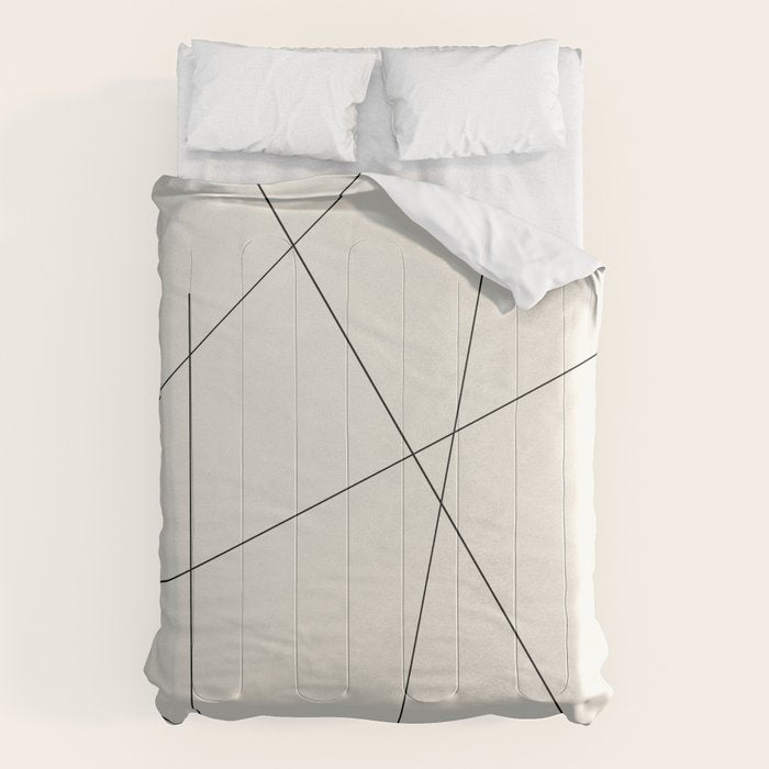 Minimal Geometric Art 06 Comforter Gallery Image 1
