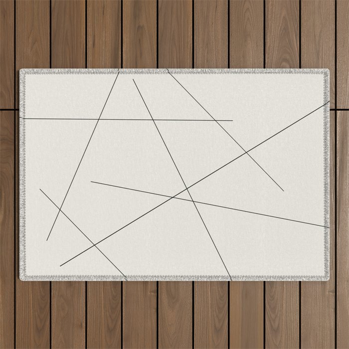 Minimal Geometric Art 06 Outdoor Rug Gallery Image 1