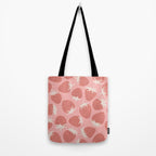 Pink Strawberries Tote Bag Gallery Image 2