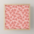 Pink Strawberries Mini Art Print Gallery Image 1