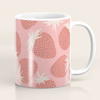 Pink Strawberries Coffee Mug Gallery Image 1
