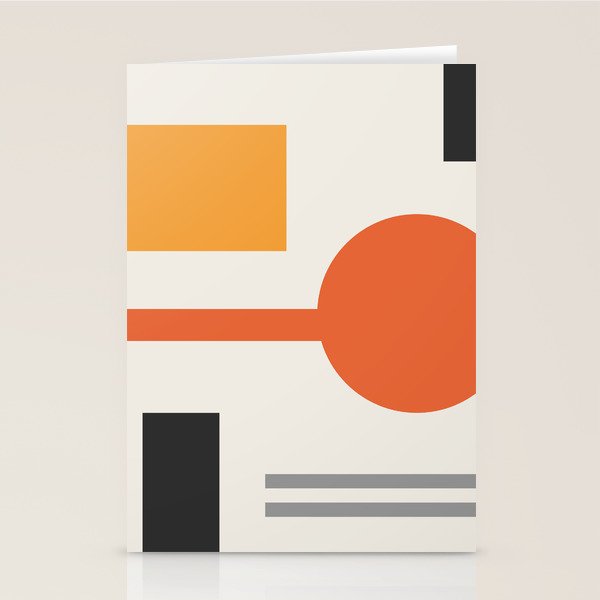 Mid Century 06 Stationery Card Gallery Image 1