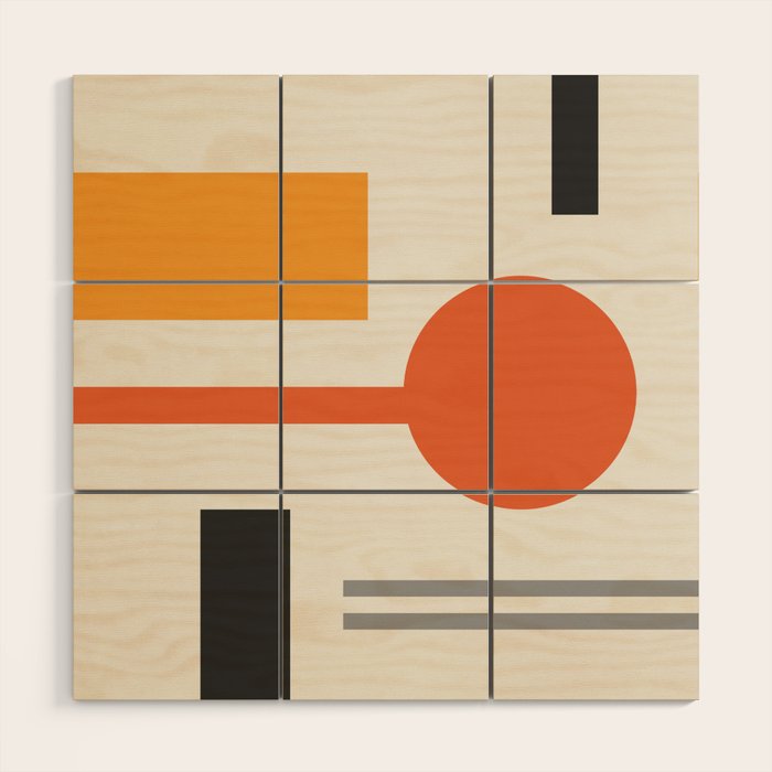 Mid Century 06 Wood Wall Art Gallery Image 1