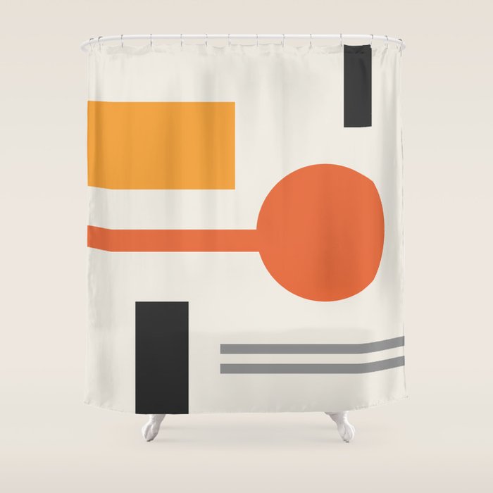Mid Century 06 Shower Curtain Gallery Image 1