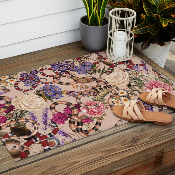 Dangers in the Forest VI Outdoor Rug Gallery Image 2