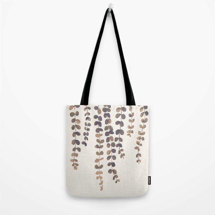 Eucalyptus Watercolor Tote Bag Gallery Image 2