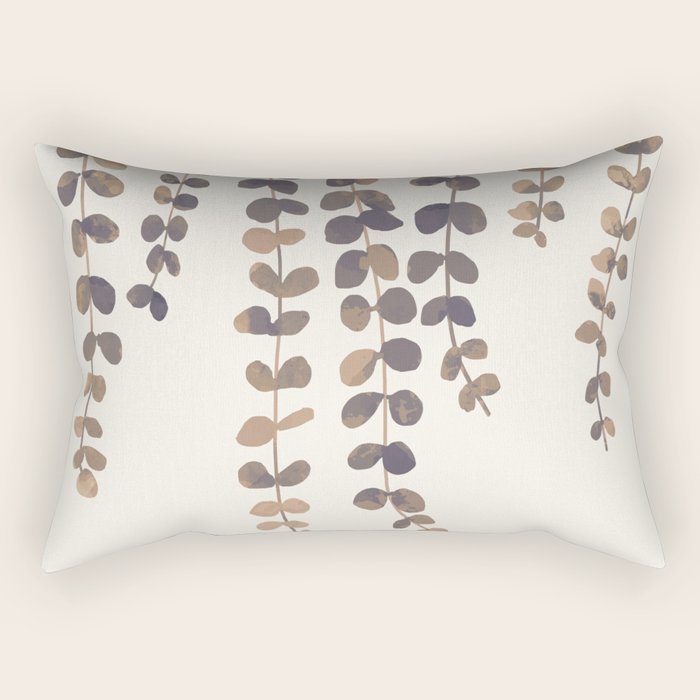 Eucalyptus Watercolor Rectangular Pillow Gallery Image 2