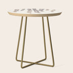 Eucalyptus Watercolor Side Table Gallery Image 1
