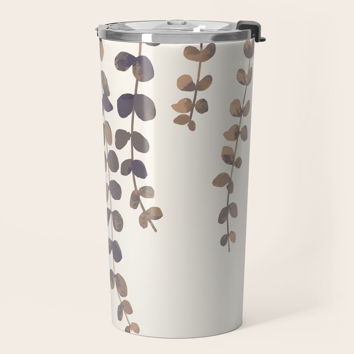 Eucalyptus Watercolor Travel Mug Gallery Image 2