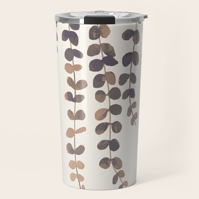 Eucalyptus Watercolor Travel Mug Gallery Image 1