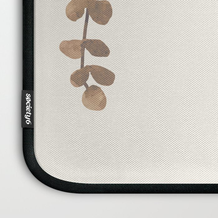 Eucalyptus Watercolor Laptop Sleeve Gallery Image 3