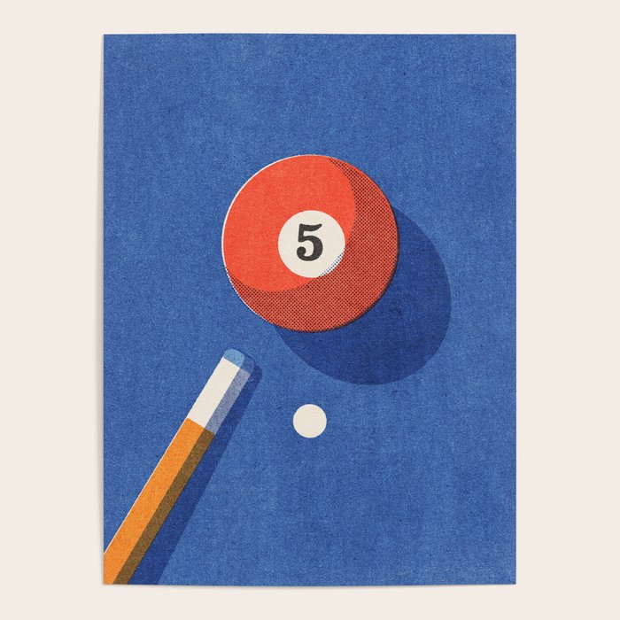 BALLS / Billiards - ball 5 I Poster Gallery Image 4