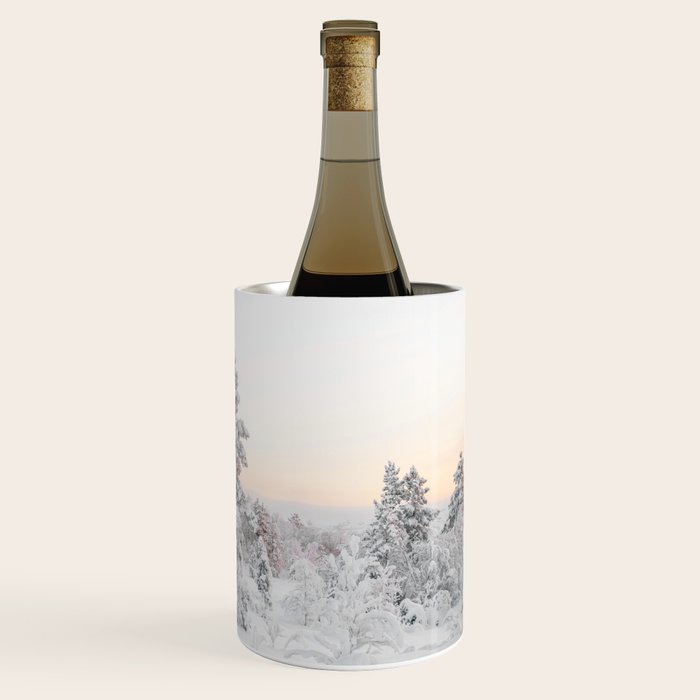 Snow Landscape "Winter Wonderland in Lapland" Wanderlust Travel Photography Wine Chiller Gallery Image 3