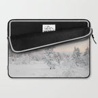 Snow Landscape "Winter Wonderland in Lapland" Wanderlust Travel Photography Laptop Sleeve Gallery Image 2