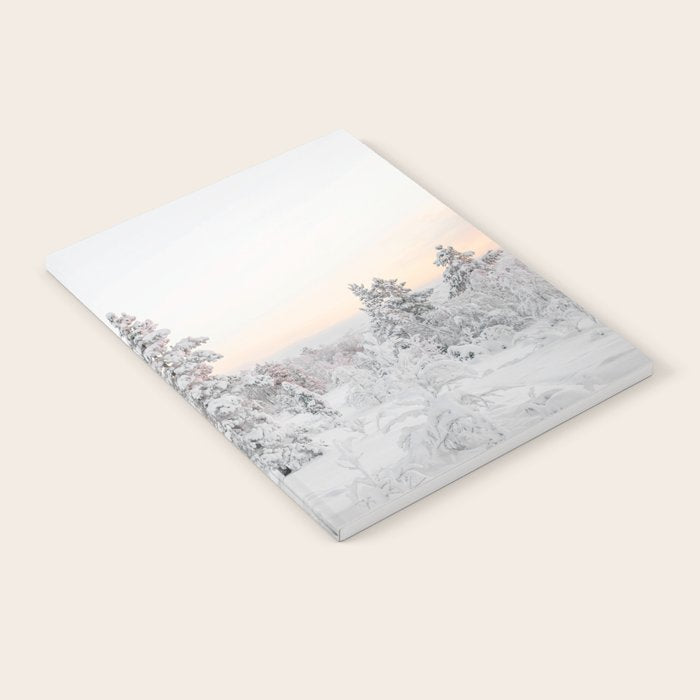 Snow Landscape "Winter Wonderland in Lapland" Wanderlust Travel Photography Notebook Gallery Image 2