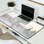 Snow Landscape "Winter Wonderland in Lapland" Wanderlust Travel Photography Desk Mat Gallery Image 2