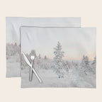 Snow Landscape "Winter Wonderland in Lapland" Wanderlust Travel Photography Placemat Gallery Image 1