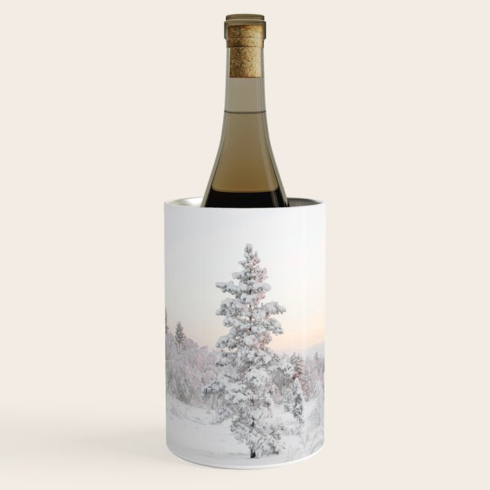 Snow Landscape "Winter Wonderland in Lapland" Wanderlust Travel Photography Wine Chiller Gallery Image 1