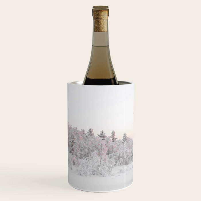 Snow Landscape "Winter Wonderland in Lapland" Wanderlust Travel Photography Wine Chiller Gallery Image 2