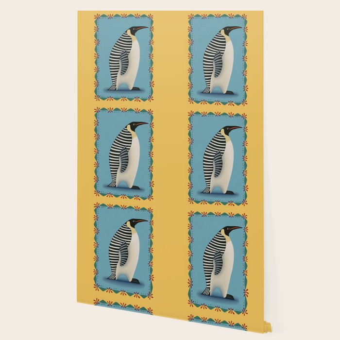 Striped Penguin Wallpaper Gallery Image 2