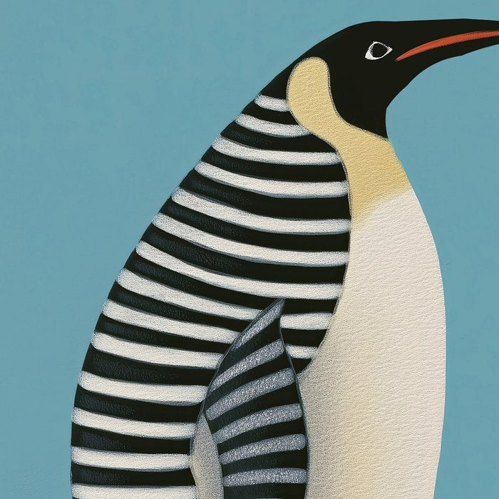 Striped Penguin Coffee Mug Gallery Image 2
