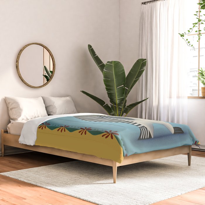 Striped Penguin Comforter Gallery Image 2