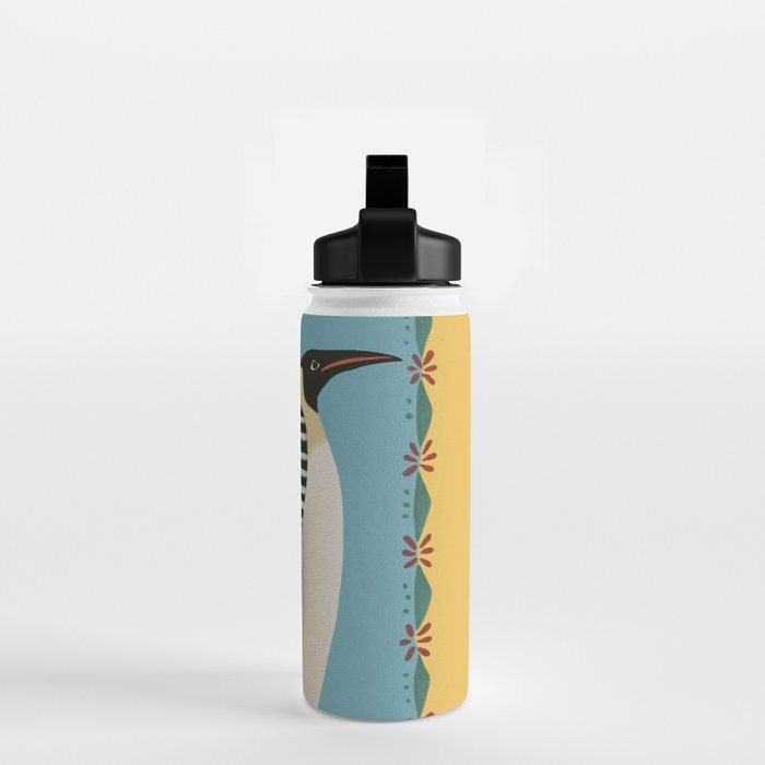 Striped Penguin Water Bottle Gallery Image 2