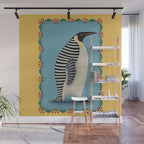 Striped Penguin Wall Mural Gallery Image 1