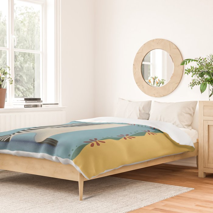 Striped Penguin Duvet Cover Gallery Image 2