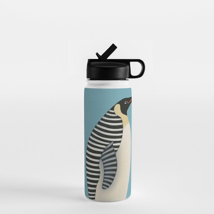 Striped Penguin Water Bottle Gallery Image 1