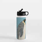 Striped Penguin Water Bottle Gallery Image 1