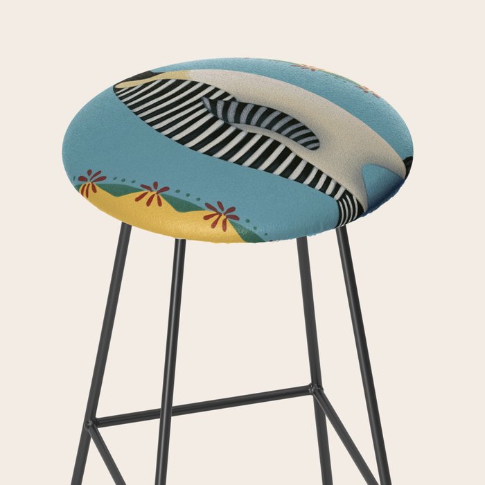 Striped Penguin Stool Gallery Image 2