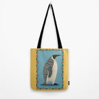 Striped Penguin Tote Bag Gallery Image 2