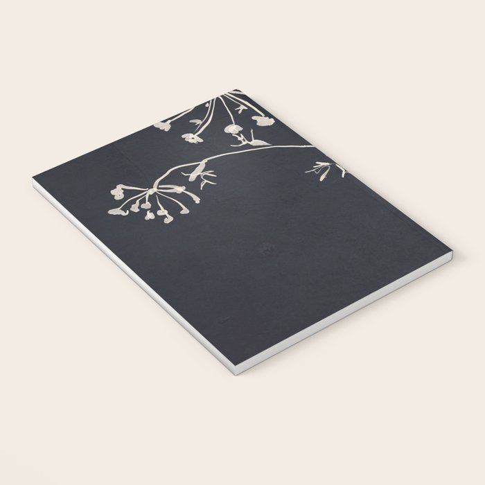 Minimalist Wild Plant 6 Black And White Notebook Gallery Image 3