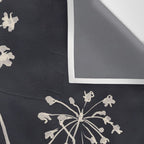 Minimalist Wild Plant 6 Black And White Wall Tapestry Gallery Image 3