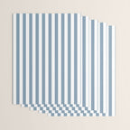 Light Blue & White Simple Stripe Wrapping Paper Gallery Image 3