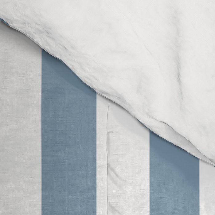 Light Blue & White Simple Stripe Comforter Gallery Image 4
